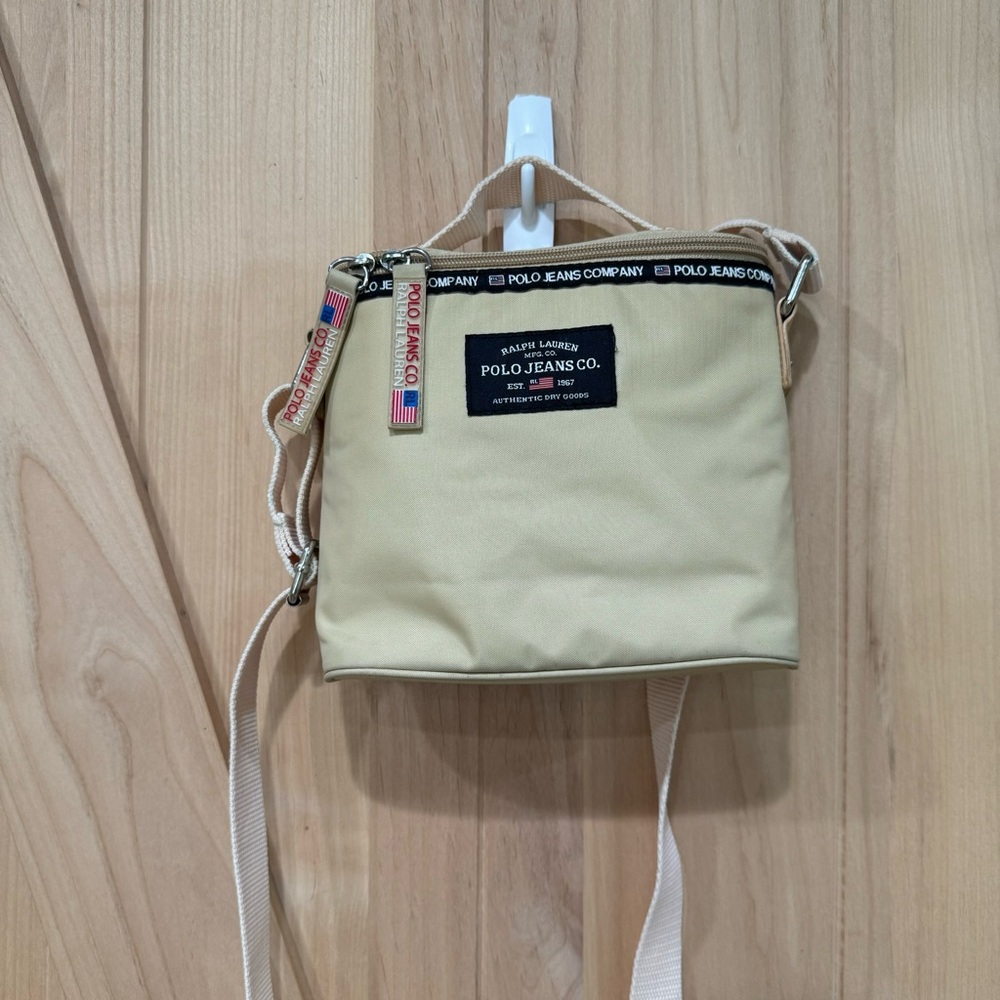 Ralph Lauren Polo Jeans Blue Label Crossbody Bag Small Shoulder bag Y2k Vintage - Picture 7 of 15